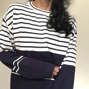 Striped Knit Sweater